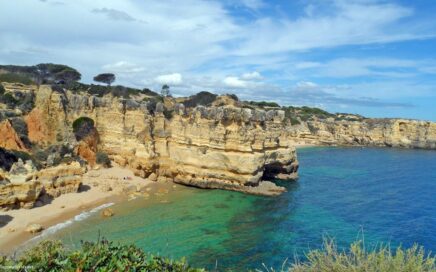 Costa do Algarve junto a Albufeira