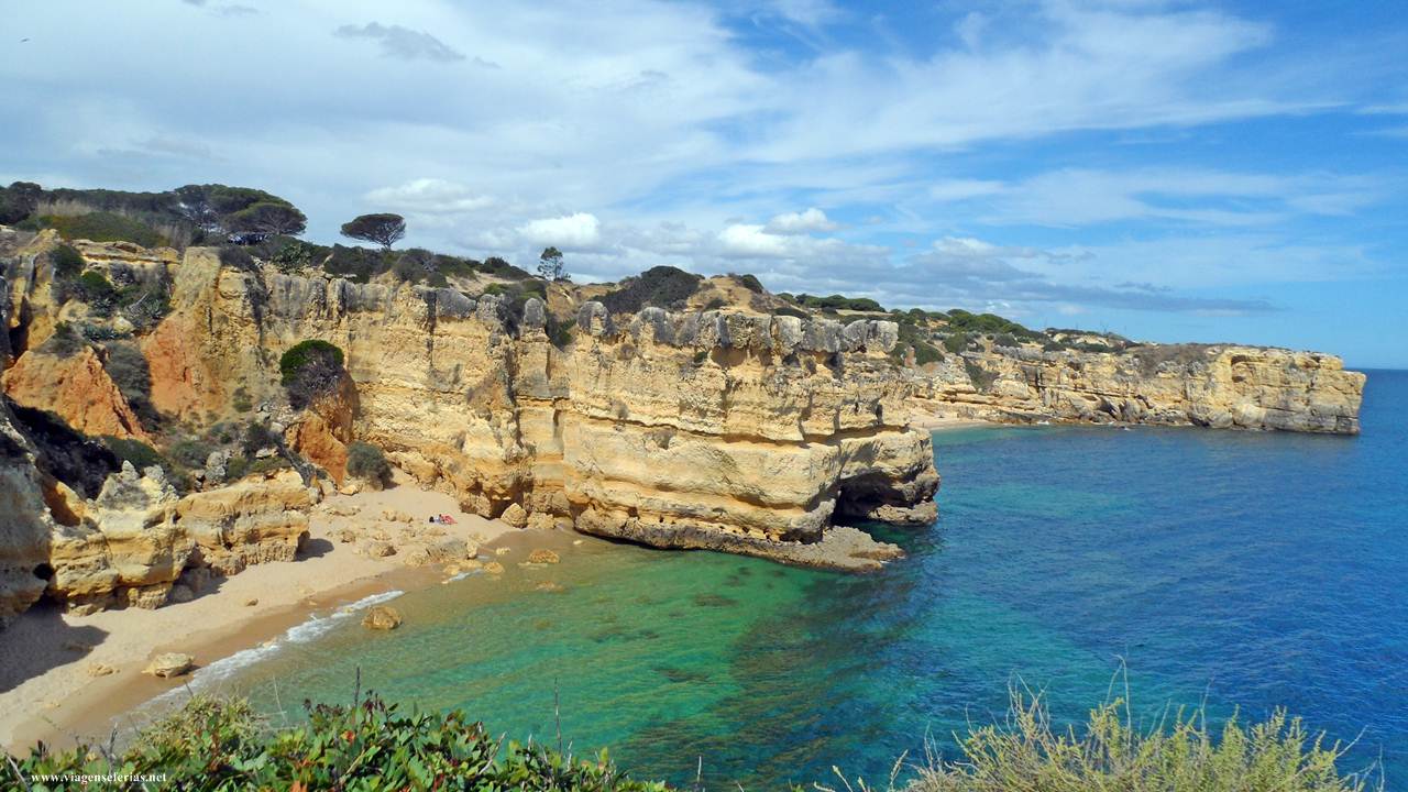Costa do Algarve junto a Albufeira