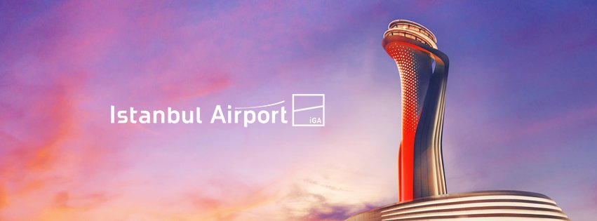 A emblemática Torre de Conrolo do Novo Aeroporto de Istambul