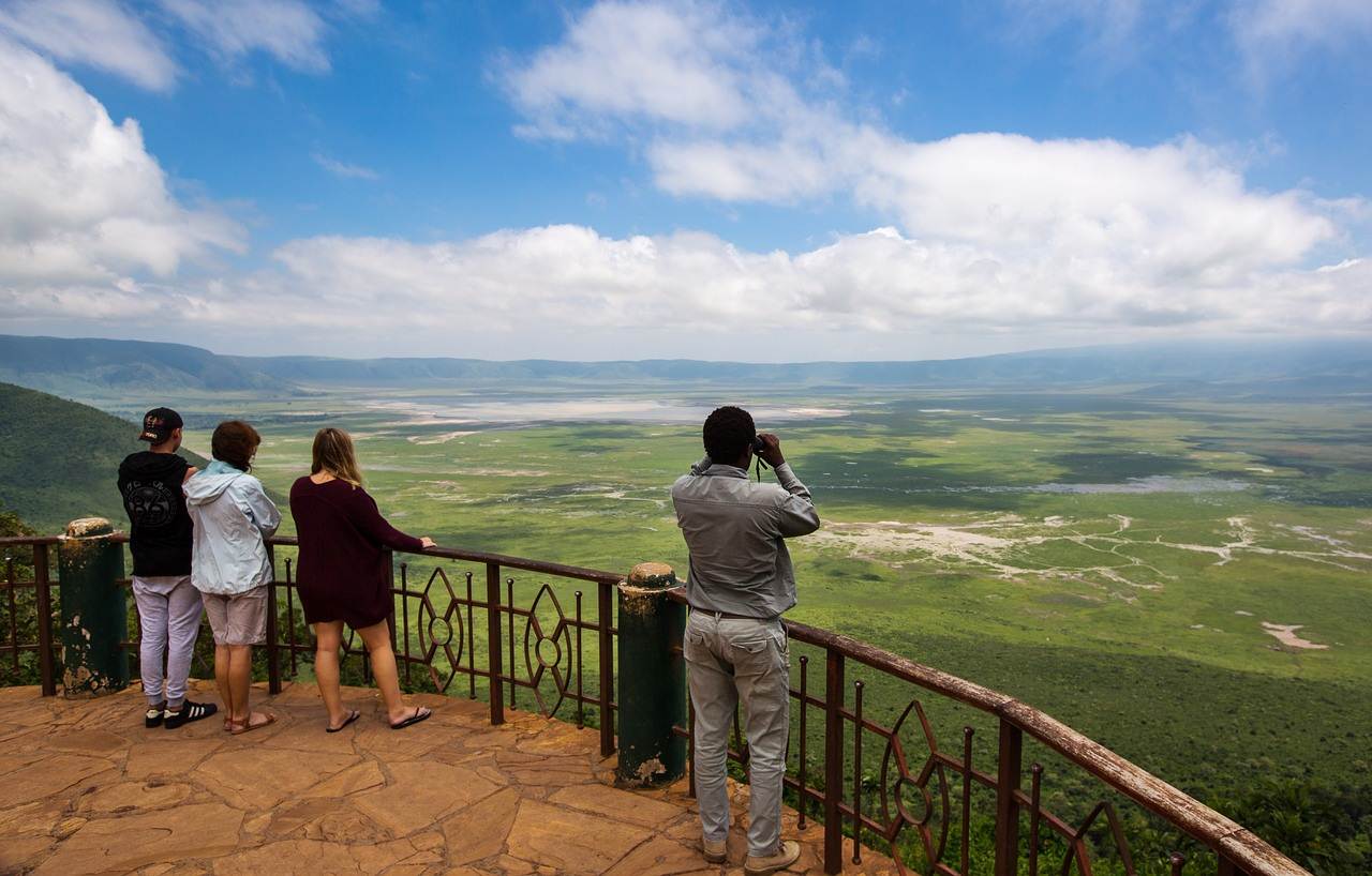 Cratera Ngoro Ngoro na Tânzania