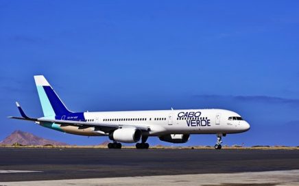 Aeronave Praai de Santa Maria da Cabo Verde Airlines