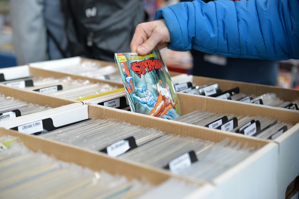 Livros de banda desenhada na Comic Con