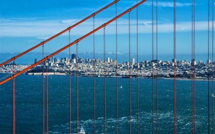 Cidade de San Francisco vista da Golden Gate