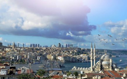 Vista do Corno de Ouro e Gálata em Istambul