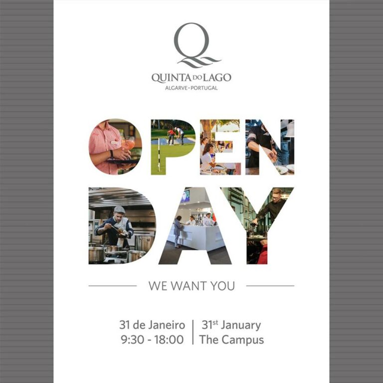 Open day de oferta de emprego no Resort Quinta do Lago no Algarve