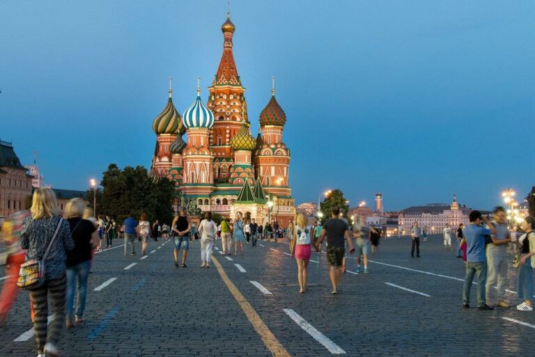 Praça Vermelha em Moscovo