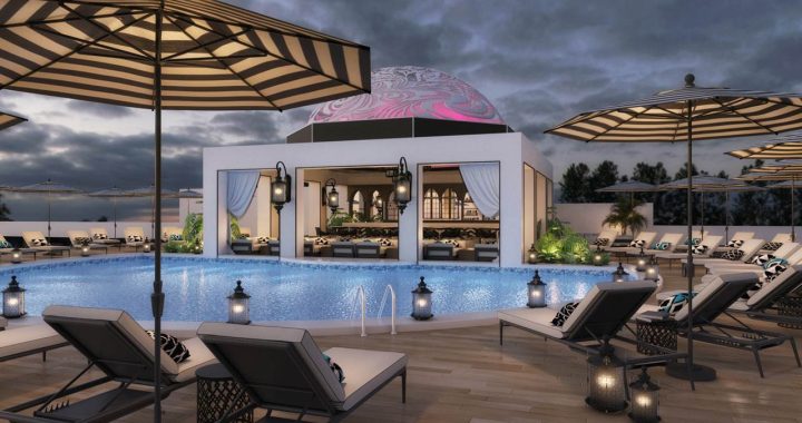 piscina do hotel Barceló Oalja no Dubai