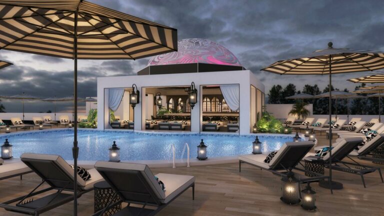 piscina do hotel Barceló Oalja no Dubai