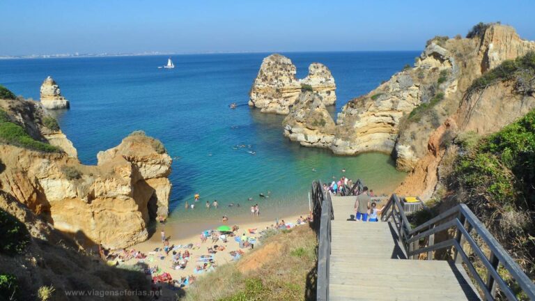 Praia do Camilo em Lagos no Algarve