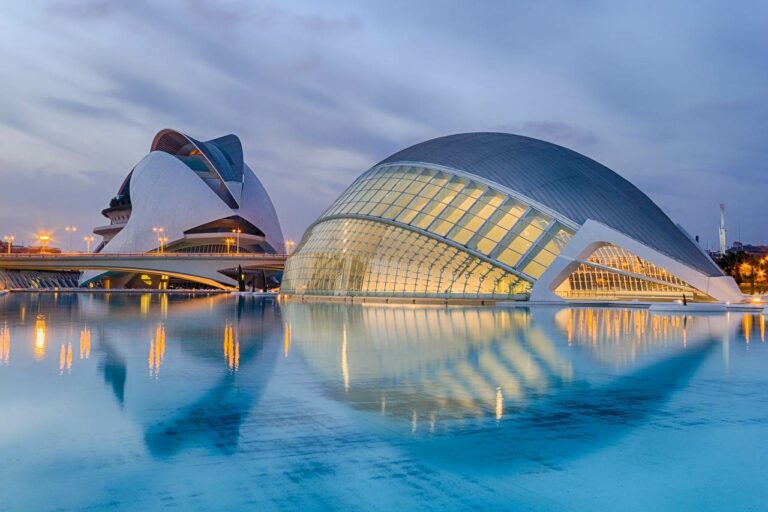 Cidade das Artes em Valência em Espanha